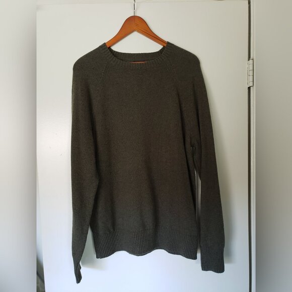 J. Crew Lambs Wool Blend Crewneck Sweater (Green, M) - NWOT - Picture 2 of 6